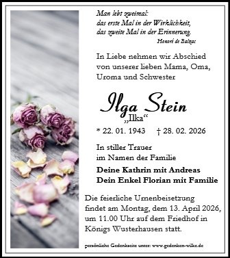 Profilbild von Ilga Stein