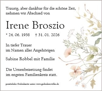 Profilbild von Frau Irene Broszio