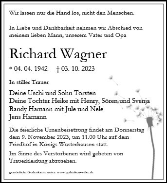 Erinnerungsbild für Richard Wagner